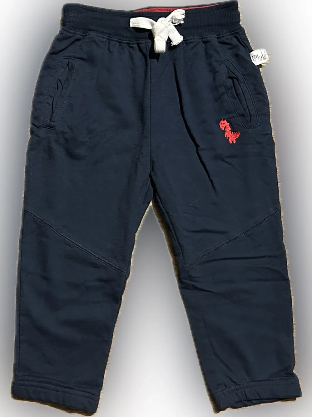 2 Pair Boy’s Sweatpants - Navy Blue & Black - Size 3-4 Years